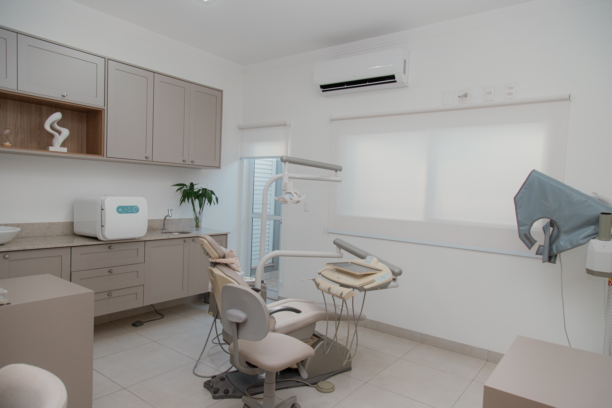 Ambiente interno da clínica odontológica